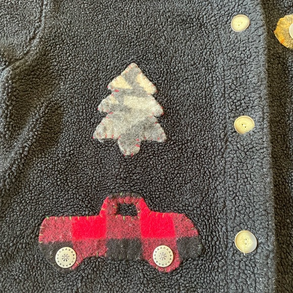 Tasha Polizzi for T.P Saddleblanket & Co Women’s Large Sweater Black Cardigan - Picture 5 of 9